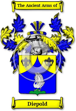 Diepold Family Crest Download (JPG) Legacy Series - 600 DPI