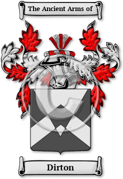 Dirton Family Crest Download (jpg) Legacy Series - 150 DPI