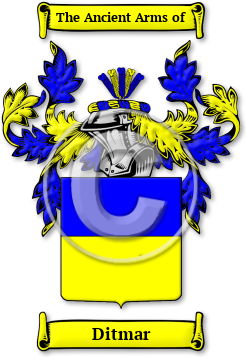 Ditmar Family Crest Download (JPG) Legacy Series - 600 DPI