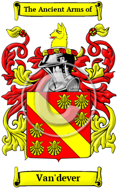 Van'dever Family Crest Download (JPG) Heritage Series - 600 DPI