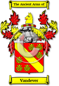 Vandever Family Crest Download (jpg) Legacy Series - 150 DPI