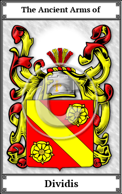 Dividis Family Crest Download (JPG)  Book Plated - 150 DPI