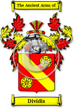 Dividis Family Crest Download (jpg) Legacy Series - 150 DPI