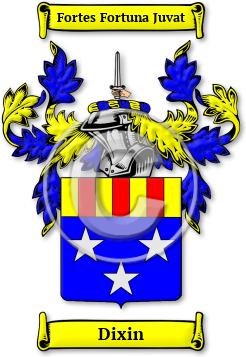 Dixin Family Crest Download (jpg) Legacy Series - 150 DPI