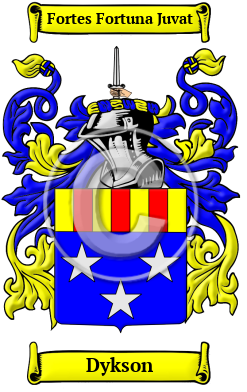 Dykson Family Crest/Coat of Arms