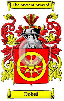 Dobeš Family Crest Download (JPG) Heritage Series - 300 DPI