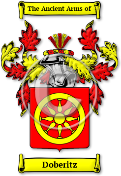 Doberitz Family Crest Download (jpg) Legacy Series - 150 DPI