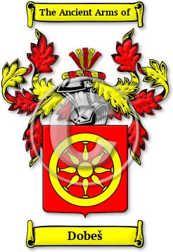 Dobeš Family Crest Download (jpg) Legacy Series - 150 DPI