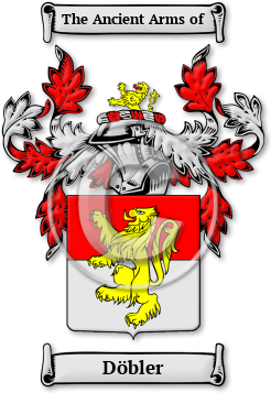 Döbler Family Crest Download (jpg) Legacy Series - 150 DPI