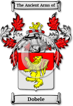 Dobele Family Crest Download (JPG) Legacy Series - 600 DPI