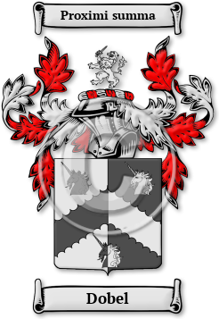 Dobel Family Crest Download (JPG) Legacy Series - 600 DPI