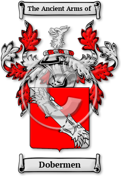 Dobermen Family Crest Download (JPG) Legacy Series - 600 DPI