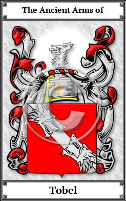 Tobel Family Crest Download (JPG)  Book Plated - 150 DPI