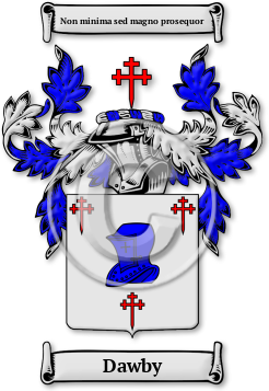 Dawby Family Crest Download (jpg) Legacy Series - 150 DPI