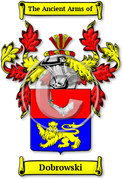 Dobrowski Family Crest Download (jpg) Legacy Series - 150 DPI