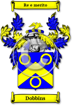 Dobbins Family Crest Download (jpg) Legacy Series - 150 DPI