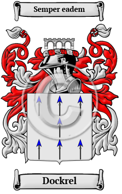 Dockrel Family Crest/Coat of Arms