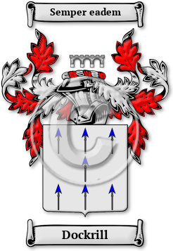 Dockrill Family Crest Download (JPG) Legacy Series - 600 DPI