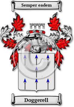 Doggerell Family Crest Download (jpg) Legacy Series - 150 DPI