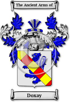 Doxay Family Crest Download (jpg) Legacy Series - 150 DPI