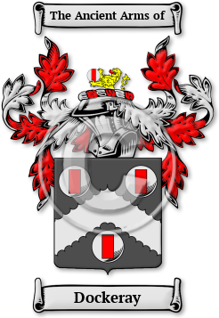 Dockeray Family Crest Download (jpg) Legacy Series - 150 DPI