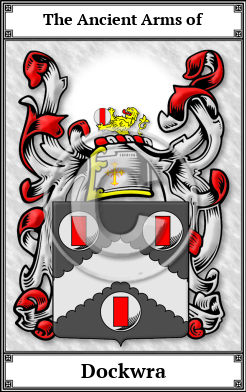 Dockwra Family Crest Download (JPG) Book Plated - 600 DPI