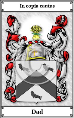 Dad Family Crest Download (JPG)  Book Plated - 150 DPI
