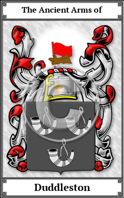 Duddleston Family Crest Download (JPG) Book Plated - 600 DPI