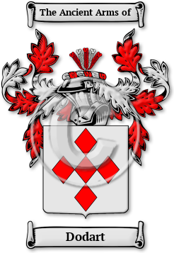 Dodart Family Crest Download (jpg) Legacy Series - 150 DPI