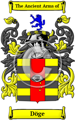 Döge Family Crest/Coat of Arms