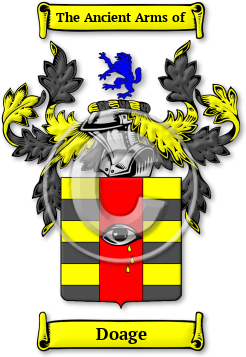 Doage Family Crest Download (JPG) Legacy Series - 600 DPI
