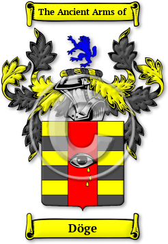 Döge Family Crest Download (JPG) Legacy Series - 600 DPI