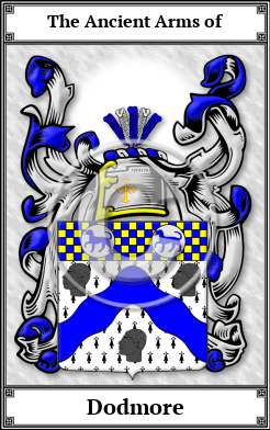 Dodmore Family Crest Download (JPG) Book Plated - 600 DPI