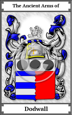 Dodwall Family Crest Download (JPG)  Book Plated - 150 DPI