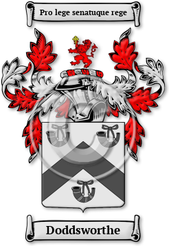 Doddsworthe Family Crest Download (jpg) Legacy Series - 150 DPI