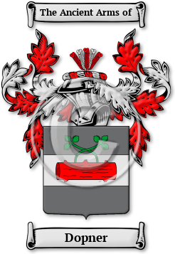 Dopner Family Crest Download (jpg) Legacy Series - 150 DPI