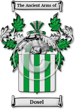 Dosel Family Crest Download (jpg) Legacy Series - 150 DPI