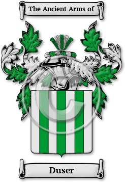 Duser Family Crest Download (jpg) Legacy Series - 150 DPI
