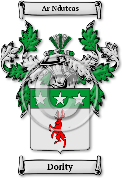 Dority Family Crest Download (jpg) Legacy Series - 150 DPI