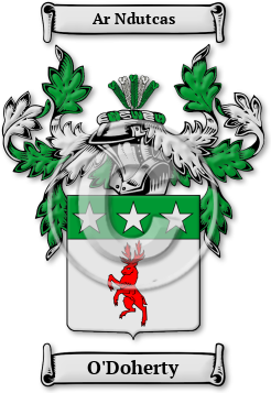 O'Doherty Family Crest Download (jpg) Legacy Series - 150 DPI