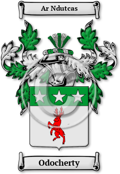 Odocherty Family Crest Download (jpg) Legacy Series - 150 DPI