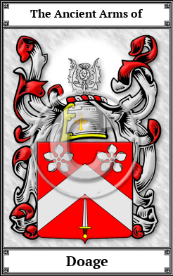Doage Family Crest Download (JPG) Book Plated - 600 DPI