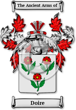 Doire Family Crest Download (jpg) Legacy Series - 150 DPI