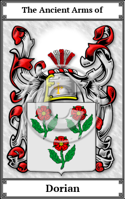 Dorian Family Crest Download (JPG)  Book Plated - 150 DPI