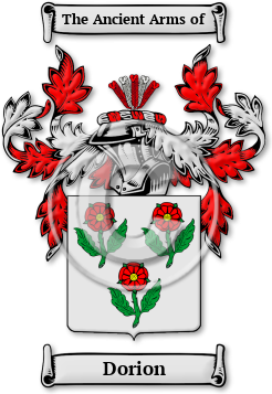 Dorion Family Crest Download (jpg) Legacy Series - 150 DPI