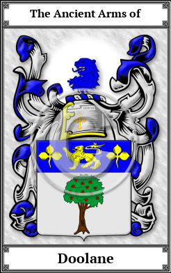 Doolane Family Crest Download (JPG)  Book Plated - 150 DPI