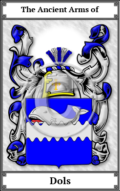 Dols Family Crest Download (JPG)  Book Plated - 150 DPI