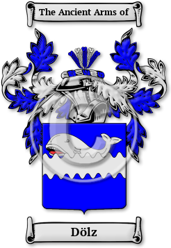 Dölz Family Crest Download (jpg) Legacy Series - 150 DPI