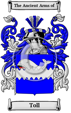 Toll Family Crest Download (JPG) Heritage Series - 600 DPI