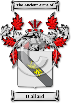 D'allard Family Crest Download (jpg) Legacy Series - 150 DPI